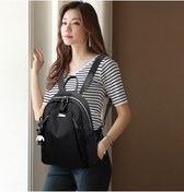 Resim Wholesale00 Moda Siyah Kadın Seyahat Öğrenci Su Geçirmez Sırt Çantası Siyah 