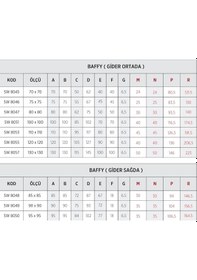 Resim Shower 70X70 Oval Monoblok Duş Teknesi 