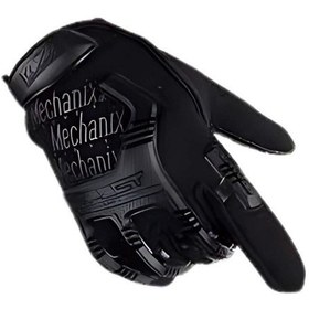 Resim Single Sword Mechanix Tam Parmak Taktik Eldiven, Darbe Emici İş Eldiveni, Dokunmatik Özellikli Motosiklet&spor Eldiveni, Unisex Xl-siyah 