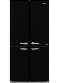 Resim VESTEL Retro Fd56001 Siyah Gardırop Tipi Buzdolabı 