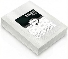 Resim VI'ORIO 50 Adet Tırtıklı Vakum Makinesi Poşeti Torbası (SEÇENEKLİ) (20x25cm) 