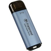 Resim transcend Usb/type-C 10GBPS 1050/950MB/S Taşınabilir Harici SSD - Mavi 
