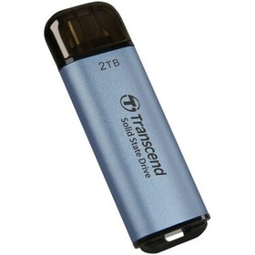 Resim transcend Usb/type-C 10GBPS 1050/950MB/S Taşınabilir Harici SSD - Mavi 