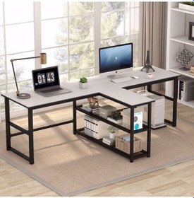 Resim Bilgisayar Masası Ekstra Uzun İki Kişilik Masa Oyun Masası 500-b Beyaz 