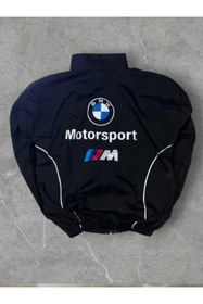 Resim m.baba BMW ///M Oversize Retro Unisex Ceket / Yağmurluk 