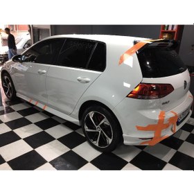 Resim Volkswagen Golf 7 Oettinger Bagaj Üstü Spoiler -plastik Rüzgarlık 