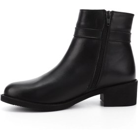 Resim Gönderi R Kadın Siyah Fermuarlı Kalın Topuklu Hakiki Deri Bot Gkzb13453406 Siyah 