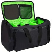 Resim Dream011 Büyük Kapasiteli Nylon Seyahat Çantası Ayakkabı Gözlü Siyah Spor Gym Bag Siyah 
