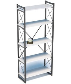 Resim Kitaplık 5 Raflı Beyaz 180 Cm 