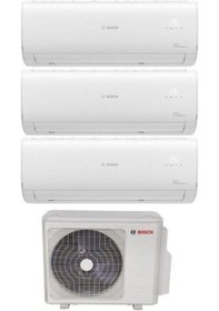 Resim Bosch Multi Split İnverter Klima 42000 Btu 1 Dış + 3 İç Ünite 12000 + 12000 + 18000 Btu 