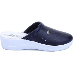 Resim GEZER Unisex Lacivert 4 Nokta Anatomik Sabo Terlik Hastane Hemşire Doktor Terlik 
