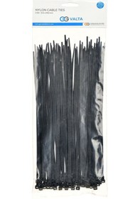 Resim Günsan Siyah 100'lü Kablo Bağı (25cm x 3.6mm) 
