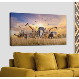 Resim Doğaltercih Hayvanlar Alemi Dekoratif Kanvas Tablo 1180 