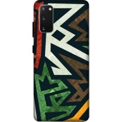 Resim Zipax Samsung Galaxy S20 Kılıf Baskılı Desenli Silikon Kılıf A++-7021 