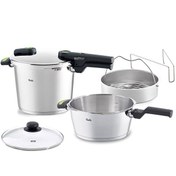 Resim Fissler Vitaquick Green Point 6+3.5 L Düdüklü Tencere Seti 