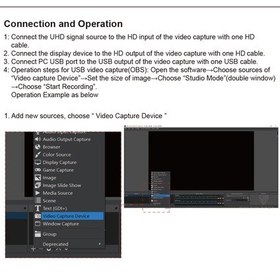 Resim Tenfowee "4k Hd Video Yakalama Kartı - Usb 3.0 Canlı Yayın Dönüştürücü, 1080p 60fps Çıkış, Düşük Gecikmeli Oyun Keyfi" 