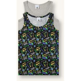 Resim DeFacto Batman 2li Atlet Seti Erkek Çocuk Regular Fit Siyah Pamuklu Rahat Kesim C8798A826SM 