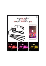 Resim Araç Içi Aydınlatma Kumandalı Müziğe Duyarlı Led Ayak Altı Led (387342768) 