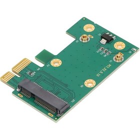 Resim Vkemall Masaüstü Bilgisayar İçin Mini Pcı-e'den Pcı-e'ye Dönüştürücü, Kablosuz Kart Bağlantısı, Plug And Play, Dayanıklı Pcb Malzeme, Antenli Adaptör Kartı 
