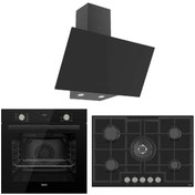 Resim Ferre Flowart Seri̇si̇ Mega Ankastre Set (qms63cs/ed035/d077) 