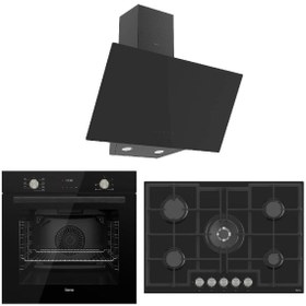 Resim Ferre Flowart Seri̇si̇ Mega Ankastre Set (qms63cs/ed035/d077) 