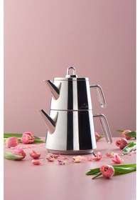 Resim Jumbo Doha Çaydanlık Çelik 