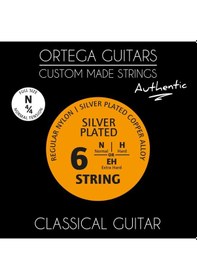 Resim Ortega NYA44N Regular Nylon Authentic 4/4 Set Klasik Gitar Teli ( 