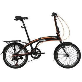 Resim 20j Fx3500 Katlanır Bisiklet - Siyah Turuncu Kırmızı 