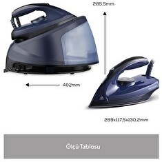 Resim Homend Steamwork 1168H Lacivert Buhar Kazanlı Ütü 