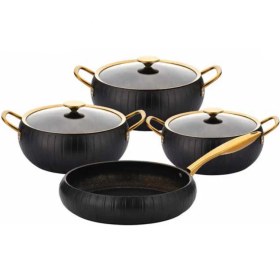 Resim Remetta Granit Livia Gold 7 Parça Güveç Seti 