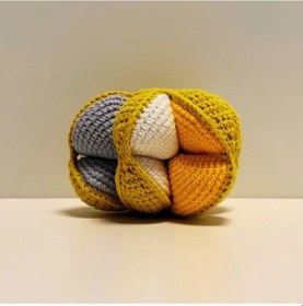 Resim Uretti - Ahmet 3816 - Amigurumi Örgü Oyuncak Top - Renkli 