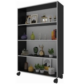 Resim Kenzlife Mutfak Dolabı Raziye 148 070 030 Gri Tekerlekli Banyo Evrak Ofis Ayakkabılık Kiler 