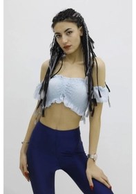 Resim Saklımoda Balon Kol Lastikli Büstiyer Bebemavi - P-019964 Çok Renkli 