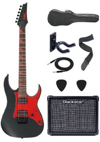 Resim Ibanez Grg131dx-bkf Grg Elektro Gitar Set 