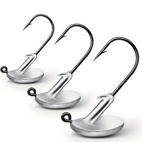 Resim 5 adet Premium Tumbler Stand Up Jig Head Kit, Tatlısu ve Tuzlu Su Balıkçılığı için Kurşun Jig Head Hooks, Worm Hooks ve Rigs Aksesuarları içerir - Balıkçılık Deneyiminizi Geliştirin 