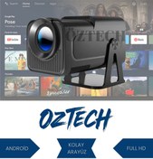Resim DTULTRA2 Hy320 Mini Taşınabilir Akıllı Android Sistemli Projeksiyon Cihazı 