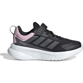 Resim Adidas Fortarun 4.0 El C Siyah Kız Çocuk Spor Ayakkabı Siyah-Pembe 