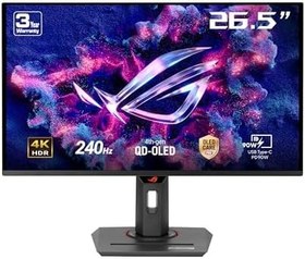 Resim ASUS ROG STRIX XG27UCDMG 26.5 OLED 3840x2160 0.03ms 240Hz 400cd DP HDMI USB-C VESA OLED 