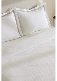 Resim Karaca Home Doris %100 Pamuk Çift Kişilik Yatak Örtüsü Takımı Gri Gri 