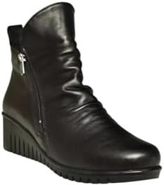 Resim fox SHOES V324200303 Haki Hakiki Deri Dolgu Tabanlı Kadın Bot 
