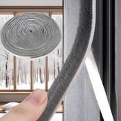 Resim 1 adet Kendinden Yapışkanlı Fırça Tipi Hava Geçirmez Mühür Şeridi - Dayanıklı Plastik, Ses Geçirmez, Rüzgar Geçirmez, Toz Geçirmez, Böcek Geçirmez, Pencereler ve Kapılar için Sıcaklık Tutma, 5.0 metre (Beyaz / Gri / Kahverengi), Pencere Hava Geçirmezlik | Fırça Tipi Mühür | Plastik Mühür Şeridi, Hava Geçirmezlik Malzemeleri 