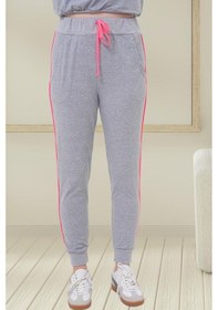 Resim Mecit Pijama Mecit 6200 Bayan Gri Spor Uzun Kollu Pijama Takımı Gri 