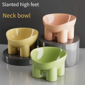 Resim 15° Eğimli Taban ve Kaymaz Sabitleme ile 4 Adet Sızdırmaz Kedi Maması Kase - Yavaş Yemek Yeme, Karın Sağlığı, Dayanıklı Plastik, 3 Renk (Sarı, Yeşil, Şeftali) - Kapalı Kediler İçin Kaymaz Pet Kasesi, Kedi Maması Kase, Sabit Petware, Modern Petware, Pürüzsüz Bitiş 