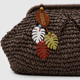 Resim OGGO Hasır Medium Clutch & Çapraz Çanta 