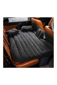 Resim markentegra Şişme Araba Koltuk Yatağı - Siyah Renk 