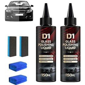Resim Geeksen Oto Cam Parlatıcı Ve Yağ Filmi Temizleyici 150ml - Derin Temizleme, Görünürlüğü Artırır - 2 Parlatıcı + 2 Mendil + 2 Bez 