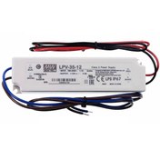 Resim Meanwell Lpv-35-12 35w 12v 3a Sabit Voltaj Led Driver İp67 