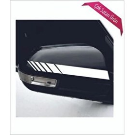 Resim Ayna Şerit Sticker Beyaz 2 Li 