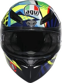 Resim AGV K1 S Motosiklet Kaskı Kapalı Kask Rossi Winter Test 2020 L 