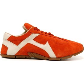 Resim Sneaker Günlük Kadın Rc-25y-187-mıu1005 John May Oranj Süet-bej Cilt Oranj Süet-bej Cilt Turuncu - Bej 
